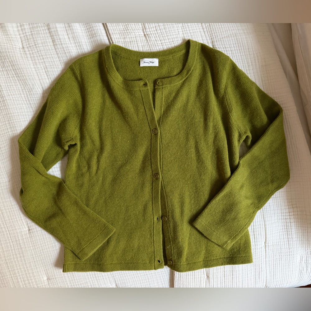 American Vintage Raxow Cardigan in Chameleon Melange, Size: Large